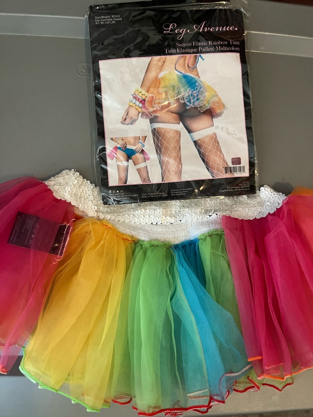 Sequin Rainbow tutu women ❤️ - Picture 4 of 5